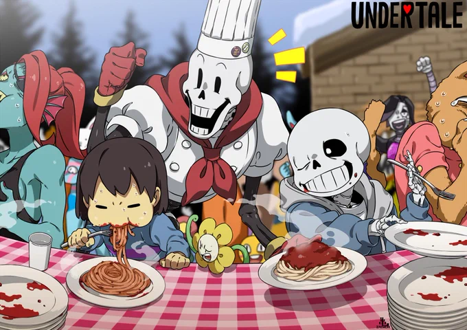 ♥UNDERTALE♥
eating competition 