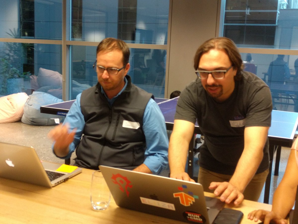 MichelePlayfair's tweet image. #dataHackEd buzzing at @EliizaAI in Melbourne! @DataSciAu