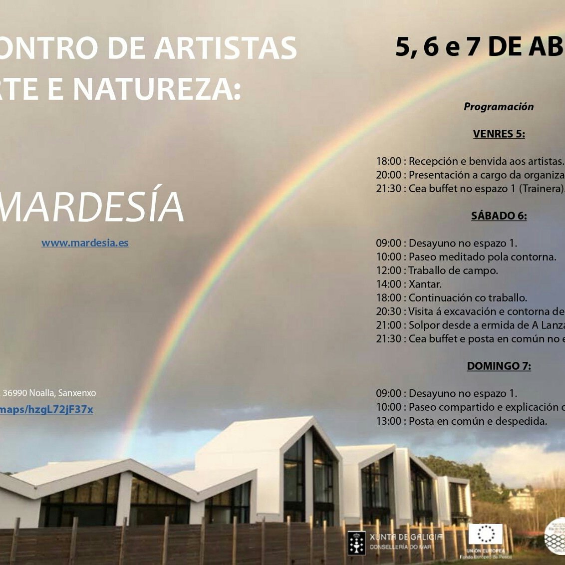 Huir de la ciudad-cemento e introducirse en el paisaje para hacer emerger, a través de gestos poéticos básicos, otra realidad, inédita...I Encuentro de Artistas de Arte y Naturaleza en Mardesía!!!