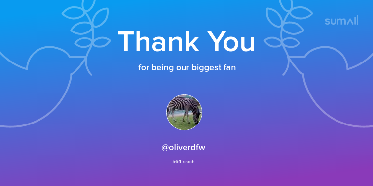 KobiDigital's tweet image. Our biggest fans this week: @oliverdfw. Thank you! via sumall.com/thankyou?utm_s…