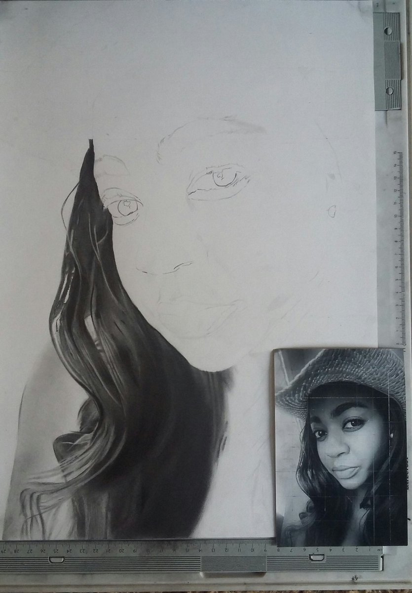 GvtArts's tweet photo. Going hyper realistic 
A3 done with fragile pencils✏.keep following ☺
#famousfreshfridays #FreshBreakfast #MetroFm https://t.co/kKf33fmjc7