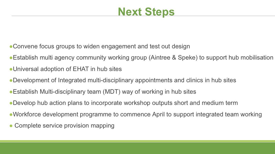LiverpoolCtp's tweet photo. Members agreed the importance of keeping momentum and pace moving towards mobilisation of our integrated community hubs. Our next steps are being taken forward during April and May #integration #CTPAintree #CTPSpeke https://t.co/nLO9CTRx7P