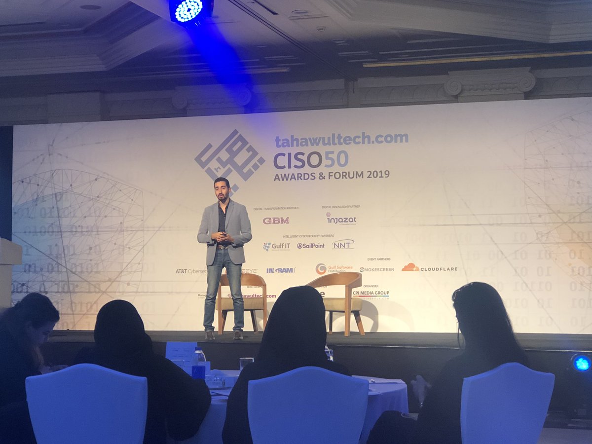tahawultech's tweet photo. Serial entrepreneur and co-founder and CEO of VUL9 Security Solutions Mohammed @aminebelarbi gives us a glimpse of what we can expect from the security space in the future.
#CISO50 https://t.co/cQSFHaRLMk