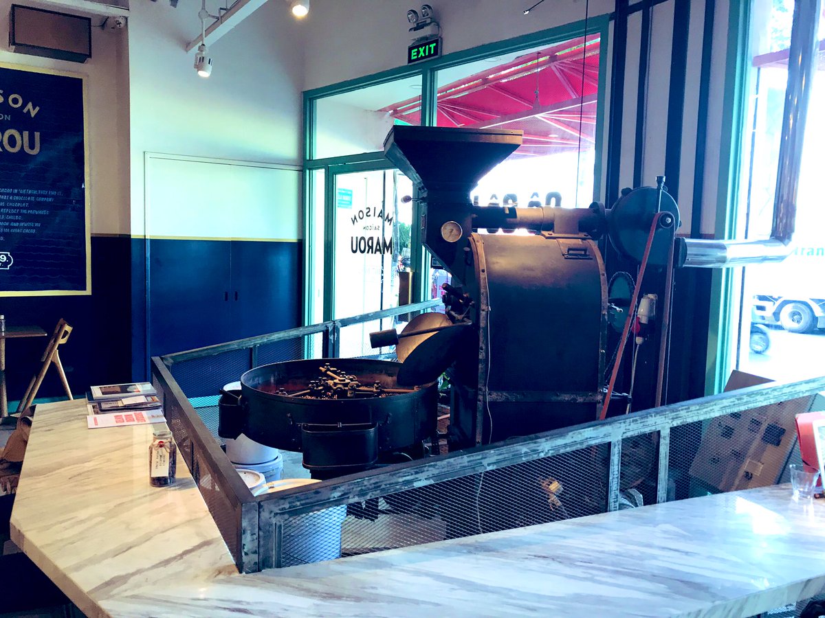 CecileDELETTRE's tweet photo. Maison #Marou in Saigon : the first store of the successful gourmet chocolate 🍫 factory 🏭 created by a French Team . To see on  Instagram and Facebook. A vision of Quality, Innovation, Leadership #VietnamValue https://t.co/4UG5wzAHmw