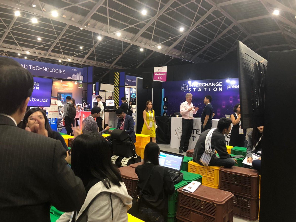 IoTAsia's tweet photo. Happening at our Interchange digital community booth @InterchangeSG - catch the live broadcast of various conference segments!
#interchangecommunity #interchangenetwork #interchangestation #decentralise #iot #blockchain #interchangestation2019 #iotasia https://t.co/sJEcjSyyp8