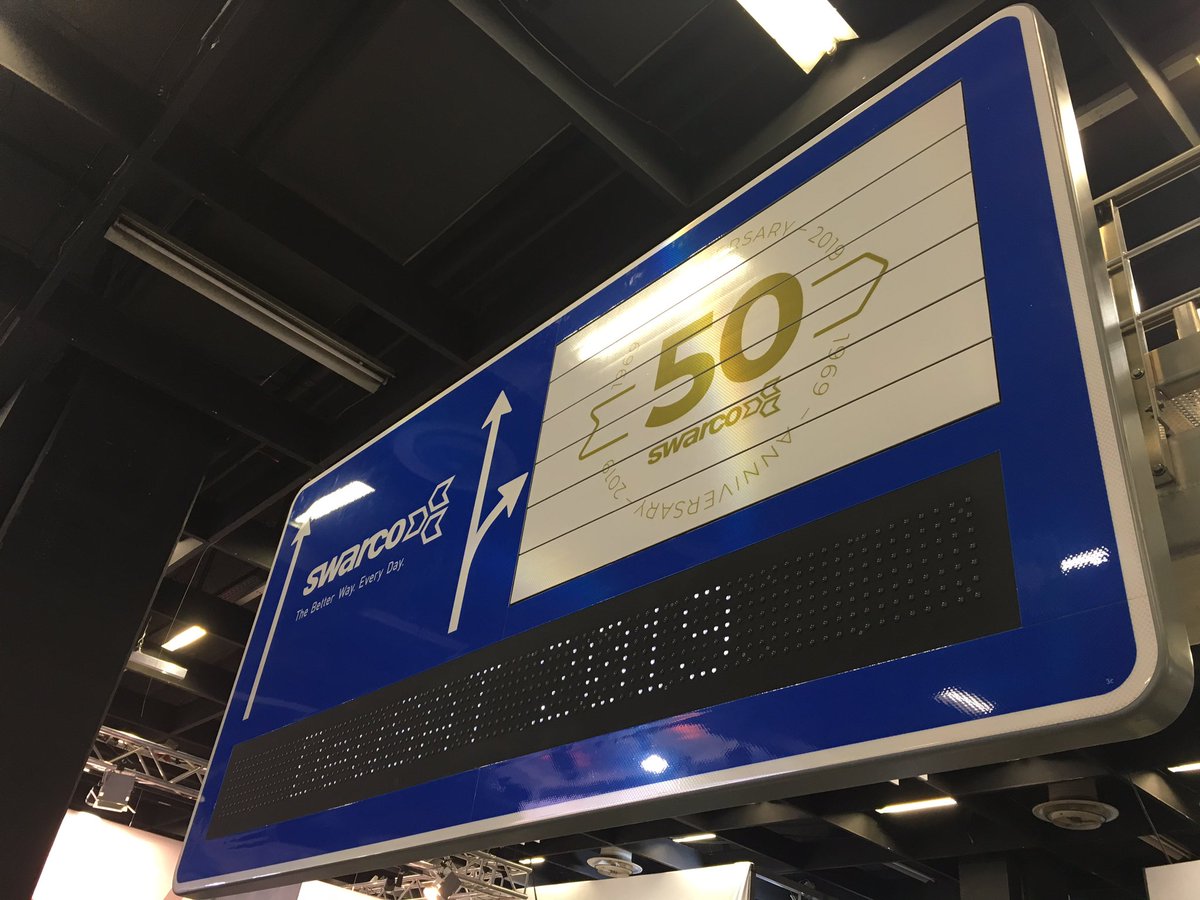 SWARCO_AG's tweet photo. DeuSAT 2019 has opened its doors. Visit us at the Congress-Centrum Ost Koelnmesse at booth E14 #DeuSAT #Kรถln #Cologne #Congress #exhibition #ivst #ERF https://t.co/Q0Jb6Dz4G9