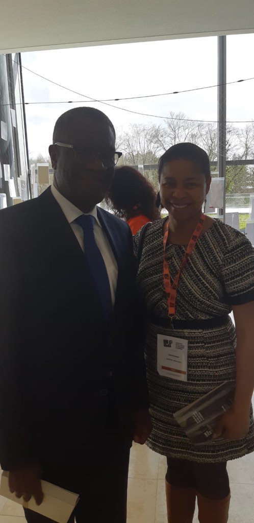 HeartsRotary's tweet photo. At the @StandSpeakRise conference in Luxembourg, our members Monica &amp; Catherine Beaujour w/@DenisMukwege https://t.co/GRUdHIme0R