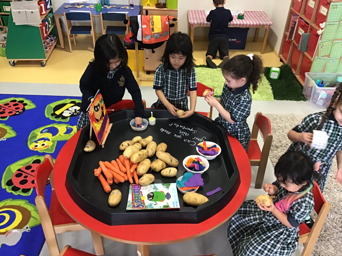 ReptonADFS2's tweet photo. “Everyone has a superhero inside of them waiting to be discovered!” A fabulous child led week in the Seahorses, learning about the powers of ‘Supertato’. Ending it in the best way possible... dress up day! #ReptonADchildledlearning #ReptonADcreative https://t.co/FRCk5PKG7a