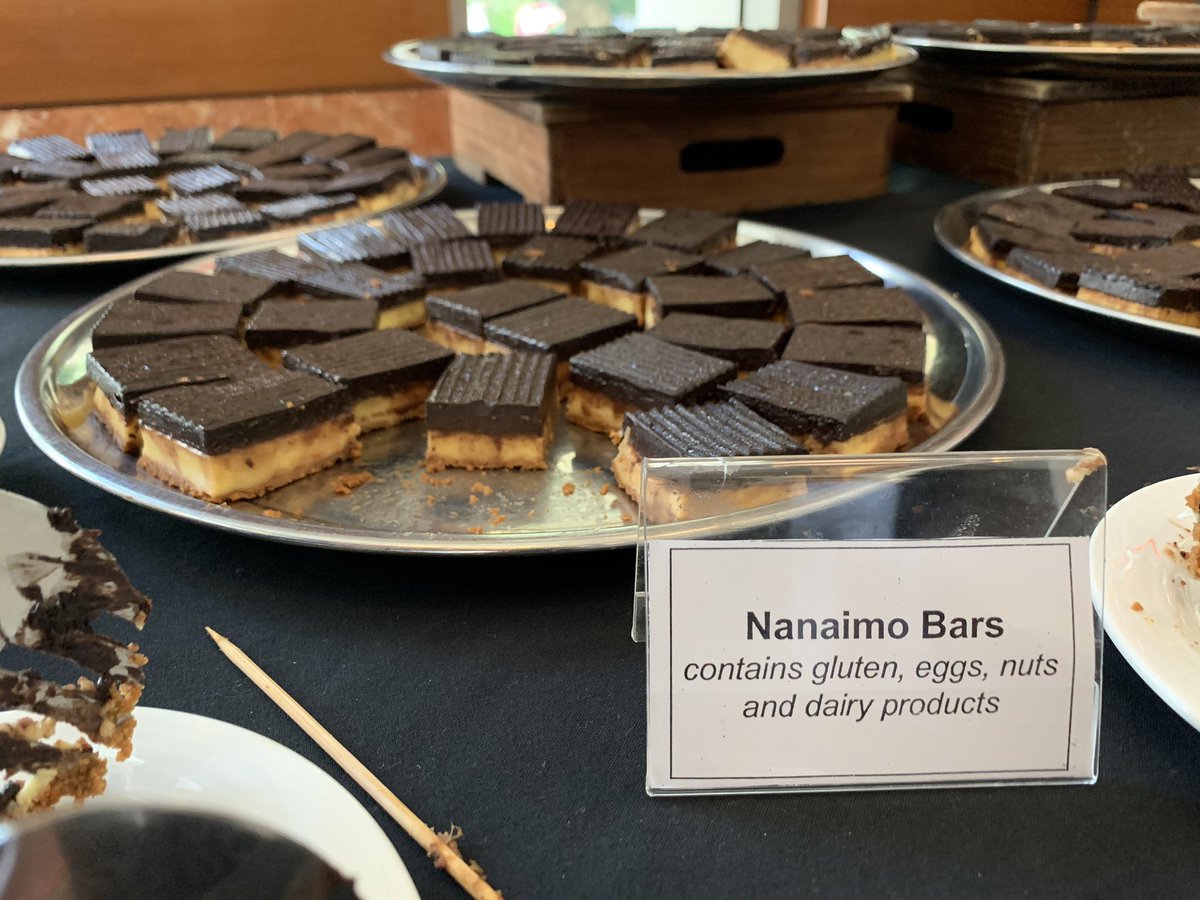 MargauxMcDonald's tweet photo. Canada’s investment in the Asian Development Bank is clearly paying off...they are serving 🇨🇦 #Nanaimobars at #BOF2019 😋😍🤣 #CanadianGlobalExport #IAteTwo #TruePatriot

@ADB_HQ @TourismNanaimo https://t.co/d915EP76j9