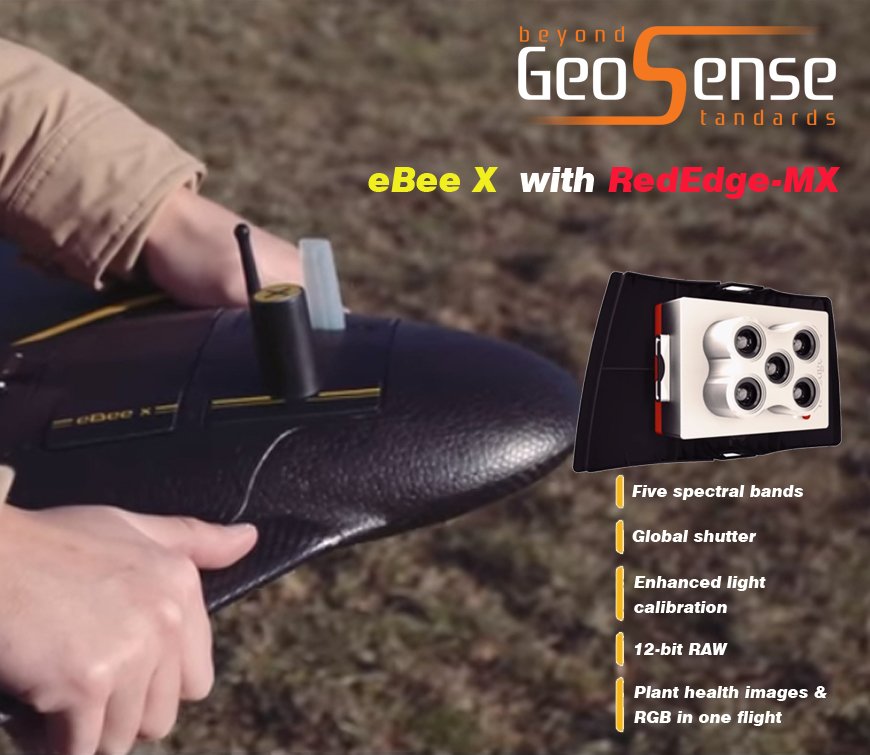 GEOSENSE_GR's tweet photo. Bee X With MicaSense RedEdge-MX, a Seamless Dual Solution for Accurate & Efficient Crop Analysis. Distributed in Greece by GeoSense!
Learn more: https://t.co/79b1HFV1tB & Contact us: https://t.co/qOUOeqBK0u
#geosensegr #senseFly #eBeeX #eBeeXRegEdge #drones #uav #uas https://t.co/9piHZJihGR