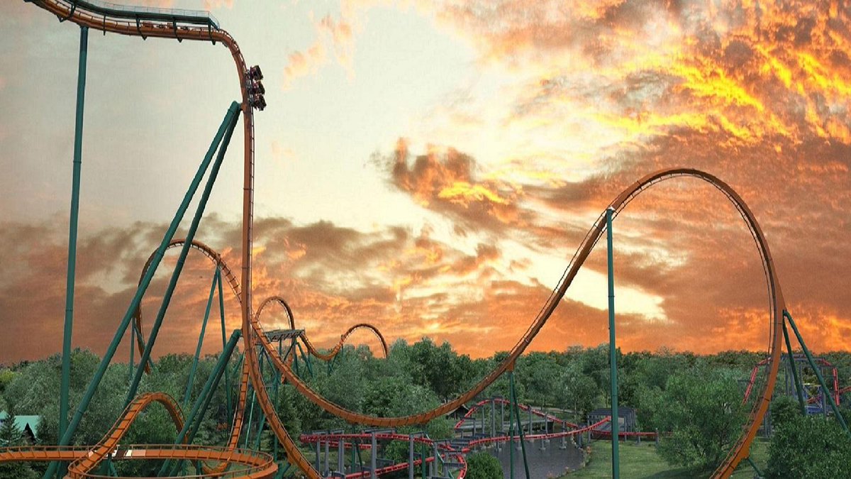 ContikiSA's tweet photo. The world’s largest dive rollercoaster is about to open and you can count us in: https://t.co/K7Lt0NtO5A https://t.co/c9mYRdBT51