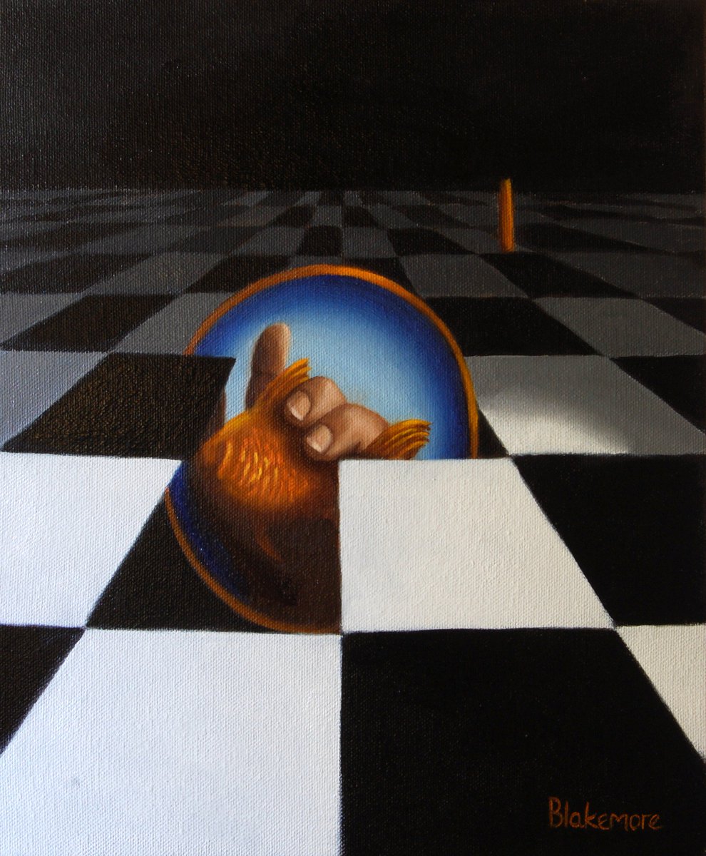 blakemoreart's tweet image. 'Breathe' - New painting oil on canvas 30x25cm. On show at my next exhibition in Chipping Campden. Come &amp;amp; join 11 of us over Easter, I'll be there every day with some of the best art &amp;amp; crafters in the Cotswolds #oilpaintings #surrealart #fish #stilllife #arts #crafts #exhibition