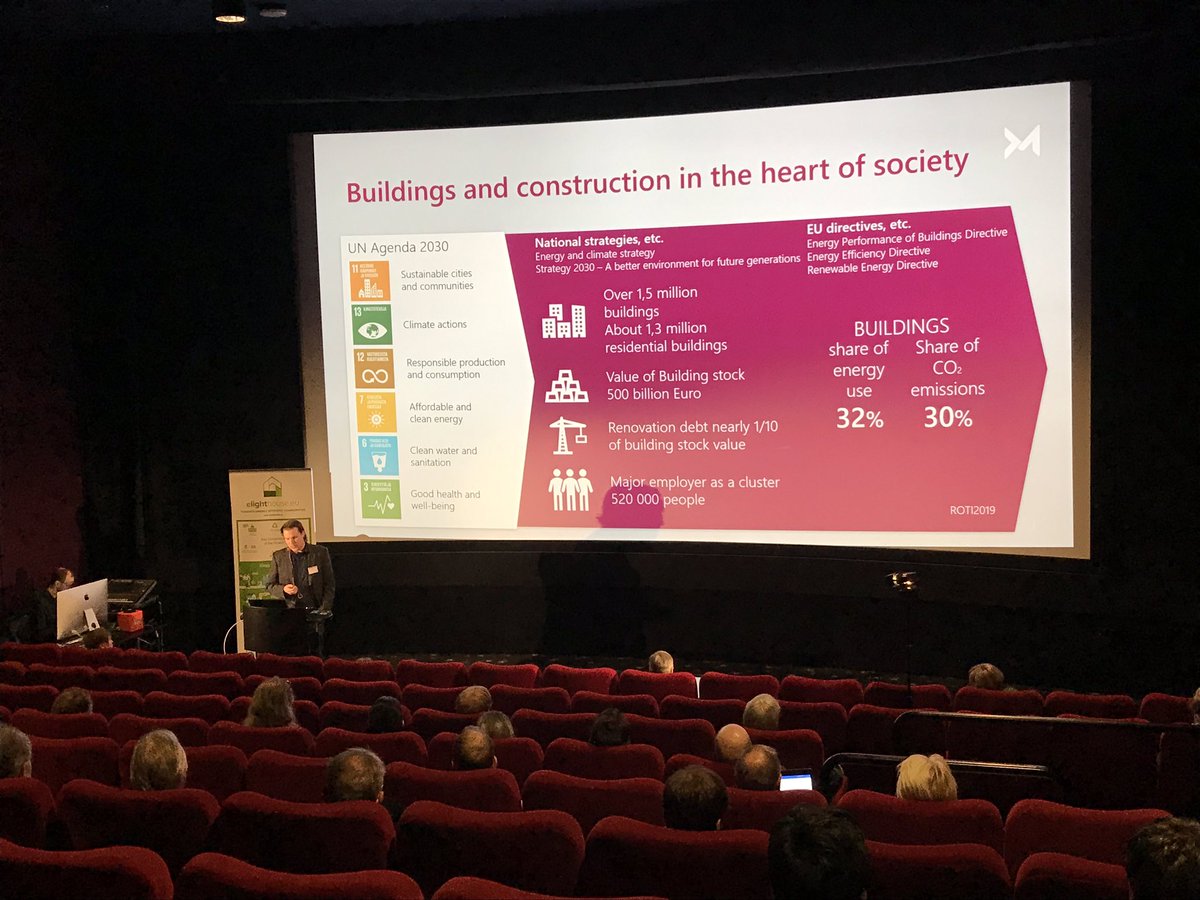EU_eLighthouse's tweet photo. Following a short coffee break, Harri Heinaro from @MotivaOy is outlining the role energy efficient buildings in meeting sustainable development goals 💡
#elighthouse #elighthouseOulu #energyefficiency https://t.co/1X0xwfPBUK