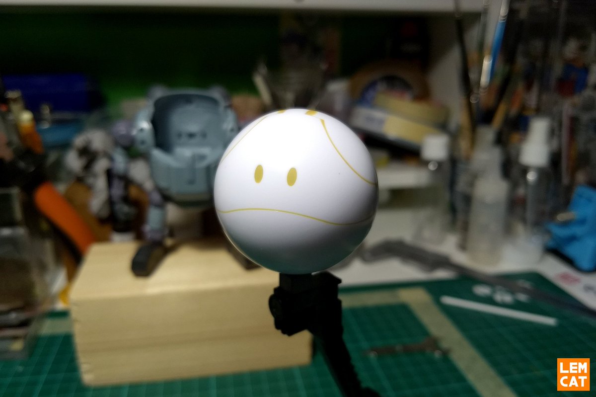 lemcat's tweet photo. ⚪✨
#Haro #Haropla #MobileHaro #Bandai #Mecha #Mak #Modellismo #ModelKit #モビルハロ #WIP #Custom #GDC8 #GDMST #Gundamdipendente https://t.co/ShSrYVZNpA