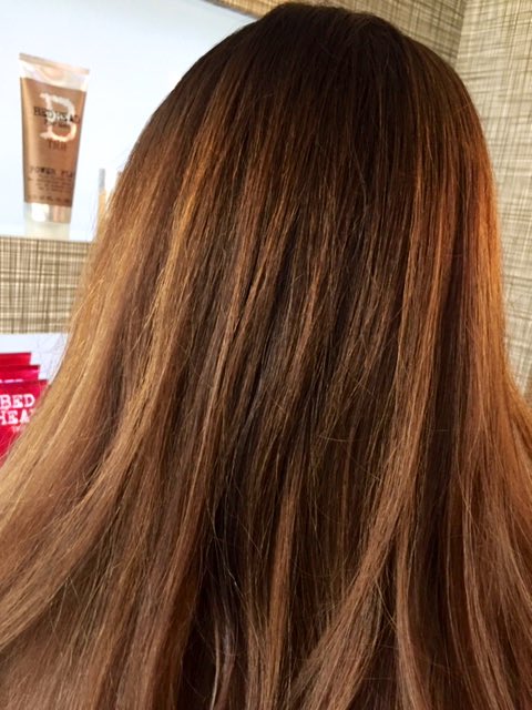 Wednesday Warmth 🔥 Kortney at #Colchester’s been busy creating this dreamy #Balayage, featuring a darker root &amp; warm brown through the mid lengths/ends. 👏🏻