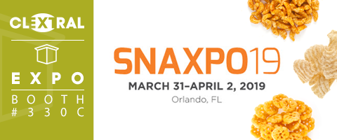 ClextralTweets's tweet photo. Meet us at the Snaxpo 2019 in Orlando (FL) on March 31st to April 2nd.
We are twin screw extrusion World leaders for snack production, don't miss us on BOOTH #330C ! #snaxpo #snaxpo2019 #extrusion #frenchfab https://t.co/Vld4IEftGz
