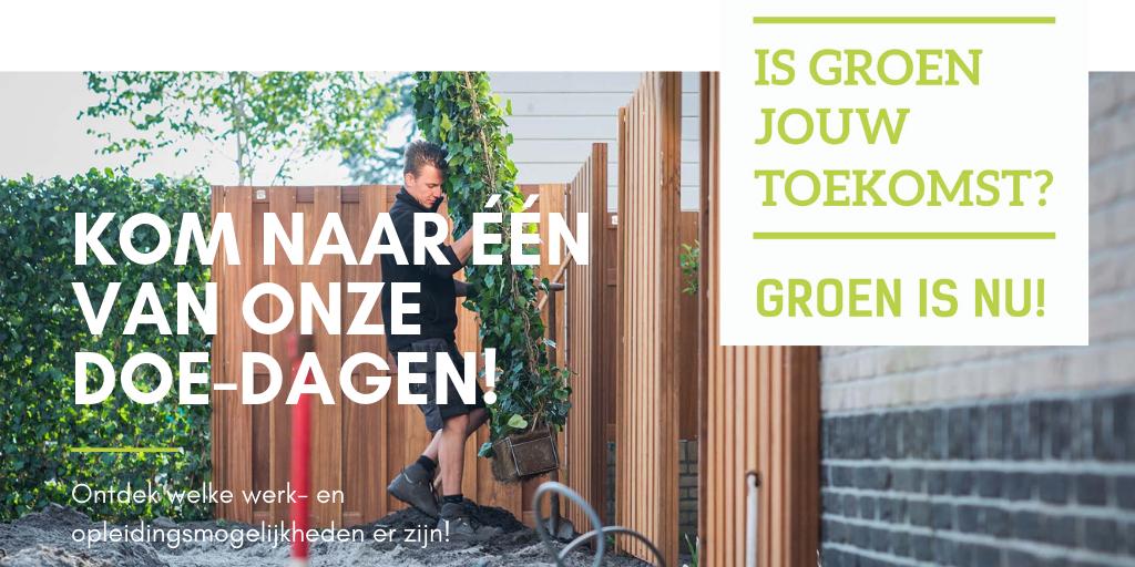 Volgende week is het zover! 3 april is de eerste Groen is Nu dag bij @BinderGroen. Aanmelden kan nog steeds via herenbos.nl/groenisnu Kom kennismaken met wat het groen voor jou kan doen! Direct vacatures en opleidingen beschikbaar 💪🌳 #groenvacatures