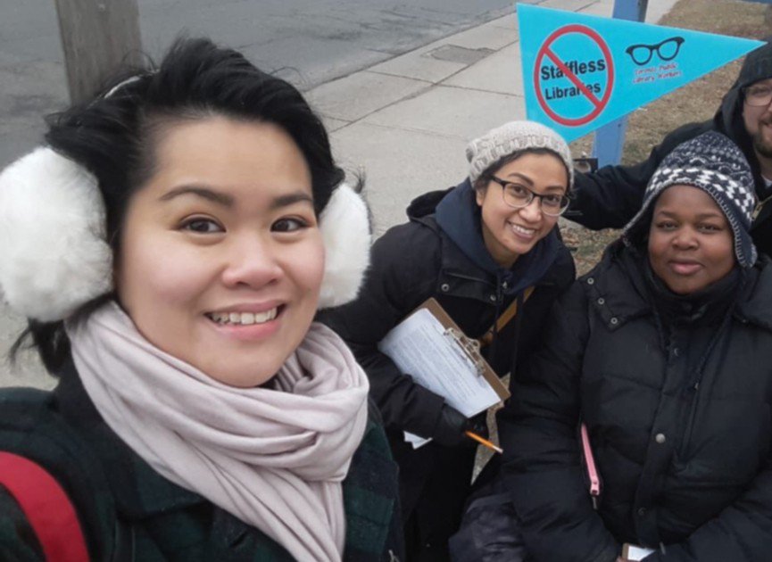 cupenat's tweet photo. CUPE @Local4948 is speaking out against a dangerous new experiment at @torontolibrary : staffless libraries. Two of the library’s branches will now be open and operating without staff on site during some hours. #canlab #toronto #CityofTO

https://t.co/eIo7vAcGSd https://t.co/etynw4TFAY