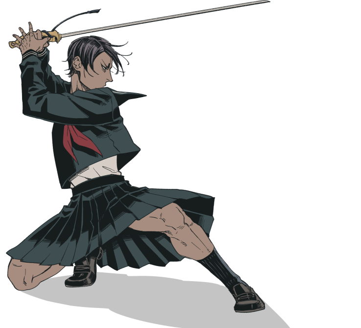 自分の趣味全開で描くとセーラー服奇公子戦士って感じになっちゃう