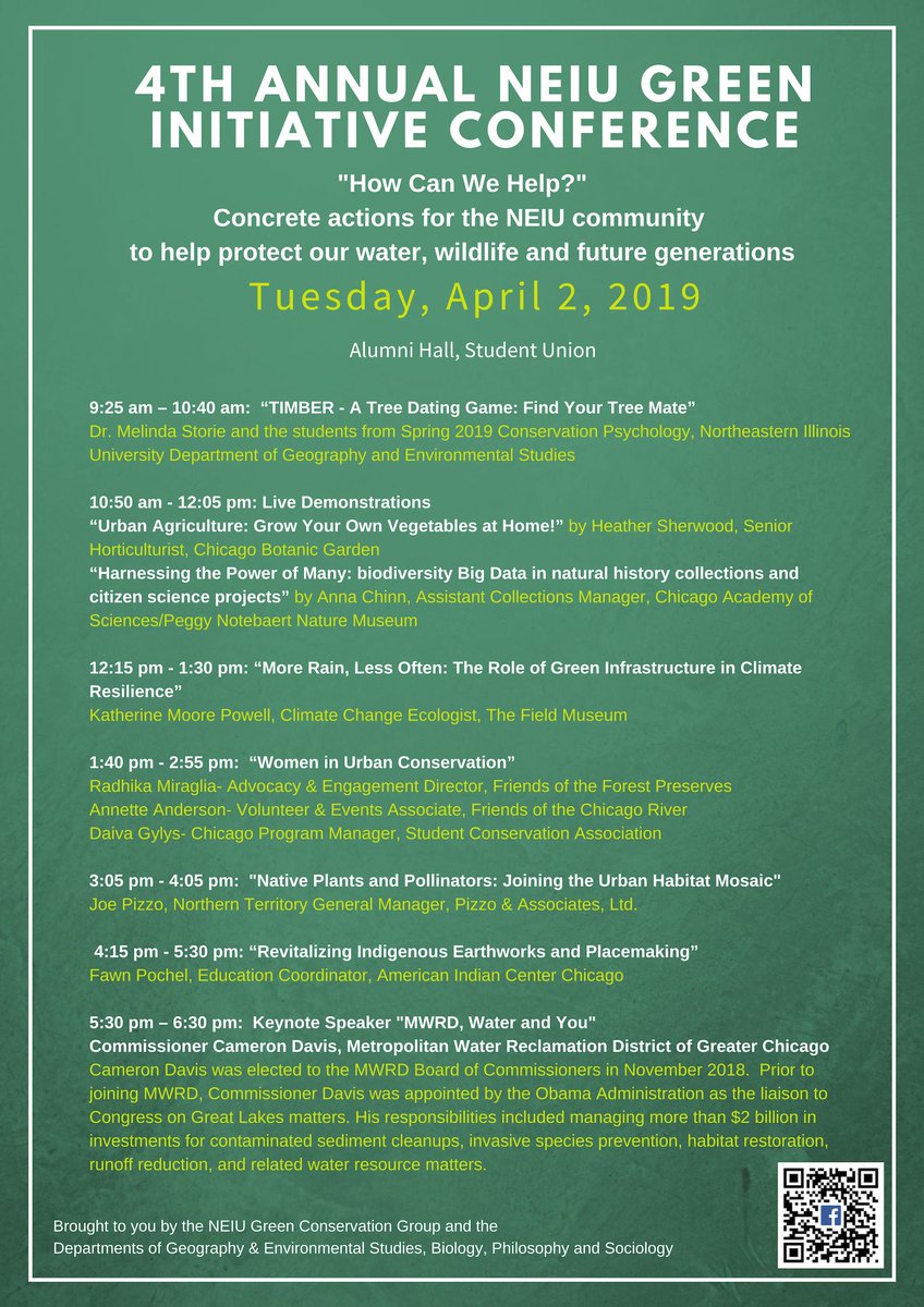"Native Plants and Pollinators: Joining the Urban Habitat Mosaic" — a presentation by Joe Pizzo at this year's <a href="/NEIU/">Northeastern Illinois University</a> Green Initiative Conference. Along with other excellent speakers from <a href="/chicagobotanic/">Chicago Botanic Garden</a> <a href="/NatureMuseum/">Peggy Notebaert Nature Museum</a> <a href="/FieldMuseum/">Field Museum</a> <a href="/Native_Chicago/">Chicago's Native Son</a> <a href="/forestpreserves/">FOTFP</a> and more!