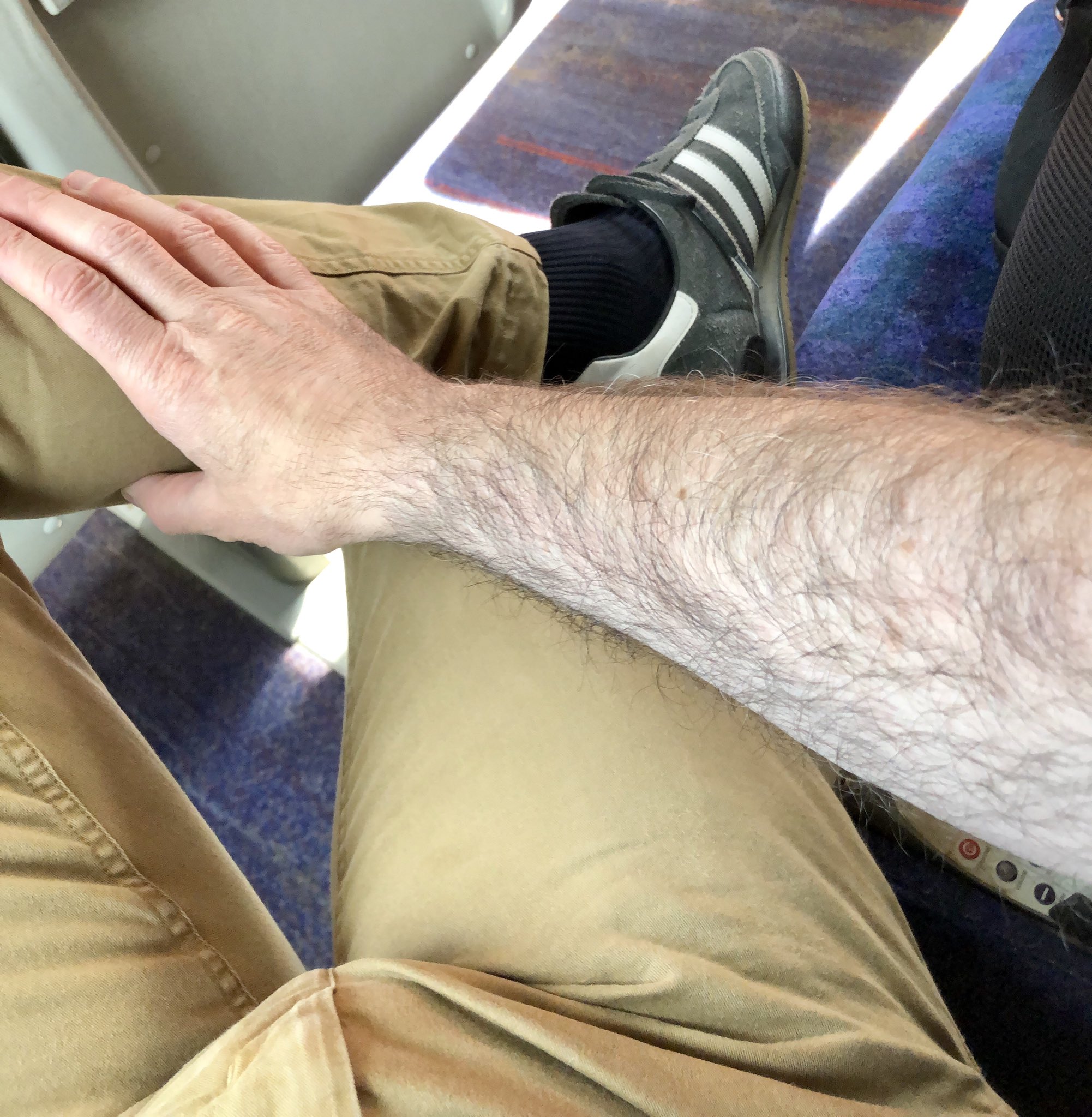 Spanker on X: Long train journey boy, crotch n feet gonna be sweaty, hope  yer ready for them  / X