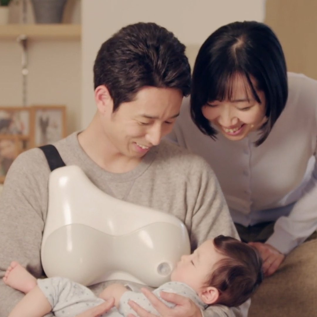 Vocativ on X: This male nursing device allows DADS to experience