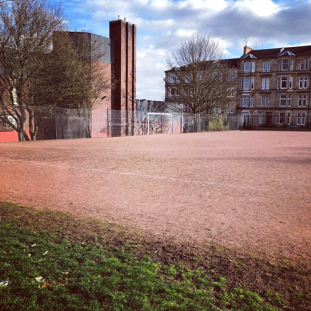 studioRJGB's tweet photo. #Dennistoun #FootballPitches #Doppelgänger #AshPark @ruhrtriennale #BlackAsh #RedBlaes https://t.co/iYK5roWank