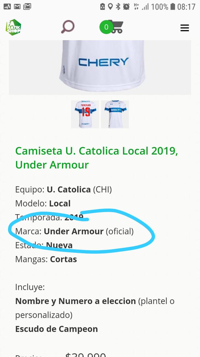MacaRodriguezM's tweet photo. @FANATIKSHOP Ahí lo vi, muchas gracias.. El mail da a entender otra informacion. 
Una pregunta, por qué me mencionan que la fabrican ustedes si es que la compre mencionan que es oficial? https://t.co/EshnGQwHNR