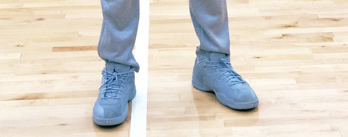 TBA22Green's tweet photo. Finally posting the #TimeProject and its shoes! Just a lil peak of the evolution of me stepping my shoe game up throughout the year. #12’s 😂 https://t.co/RGJIVwhoWn