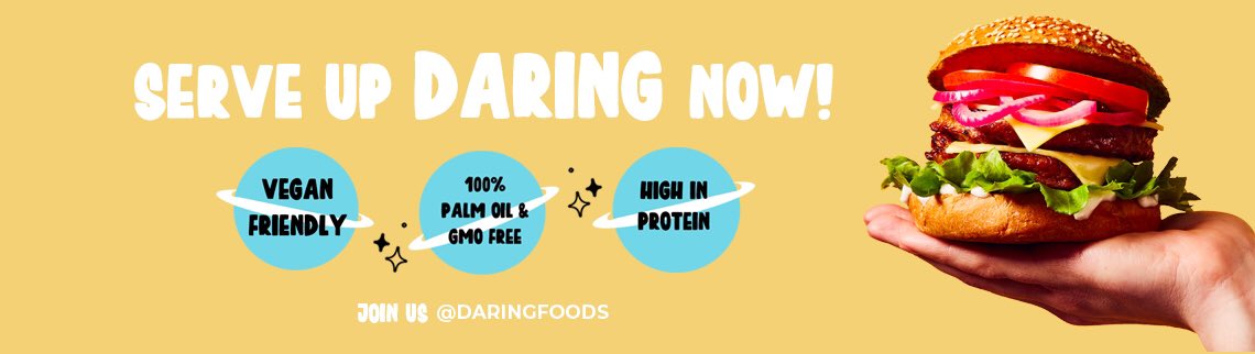 FailteFood's tweet photo. #itsgoodtobedaring #cluckfreechicken 
#moolessburgers #vegan @DaringFoods 

Call us on 0141 548 6170 or speak to your Sales Team or Area Manager to find out more. https://t.co/KmWBtqRnWQ