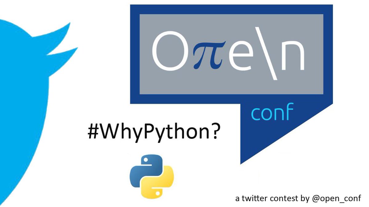 open_conf's tweet image. Can you tell us #WhyPython?
Be serious, creative or funny 🤪, a gift book is waiting for you!
But #open_conf Python keynote speaker @holdenweb is watching 🧐 you...
#Python #Conference #Athens #Greece