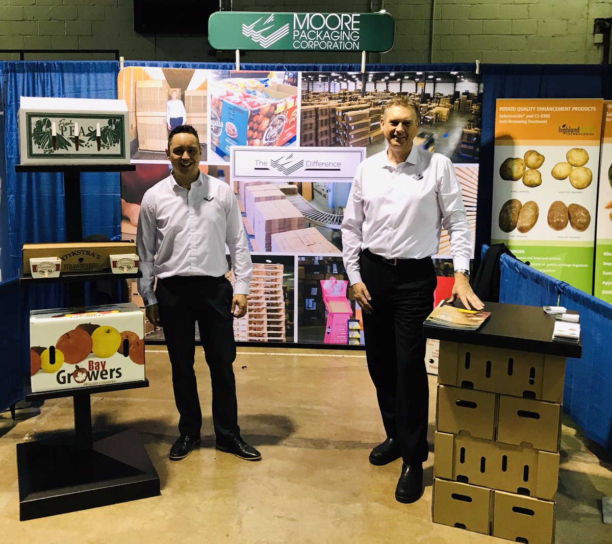 Drop by our both at the 2019 Muck Vegetable Grower Conference! #vegetables #corrugated #boxes #waxedboxes #moorepackaging