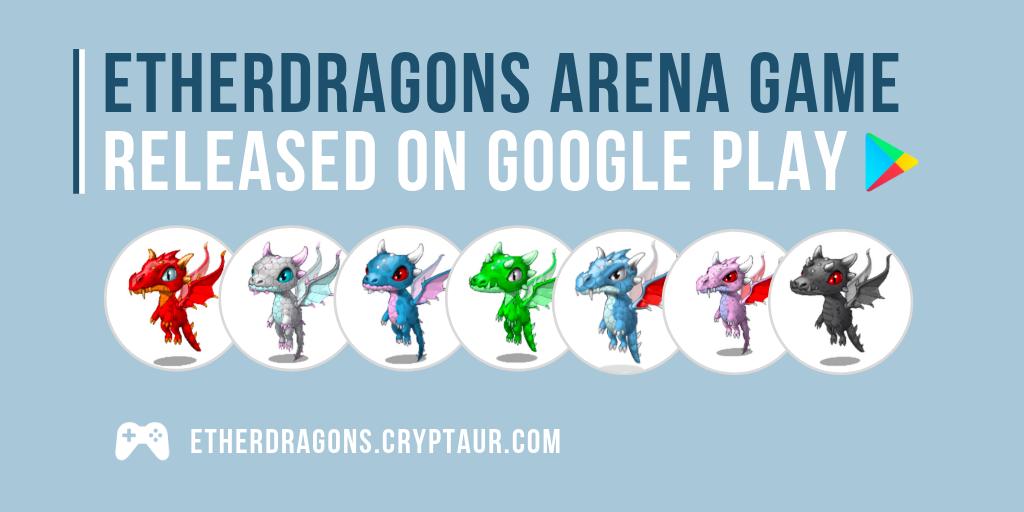 cryptaur's tweet photo. EtherDragons Arena, a blockchain game hosted on Cryptaur platform, gained access to Google Play’s global audience counting more than 2 billion Android devices. We congratulate the developers on this remarkable success!
https://t.co/BHZkWMHu6R
#cryptaurgames #etherdragonsarena https://t.co/1i2qmR4vFY