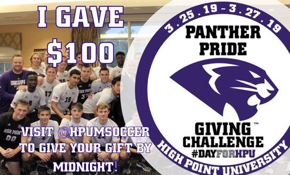 #DayforHPU To our HPU Soccer Family - your support is greatly appreciated! donate.everydayhero.com/us/dayforhpu20…