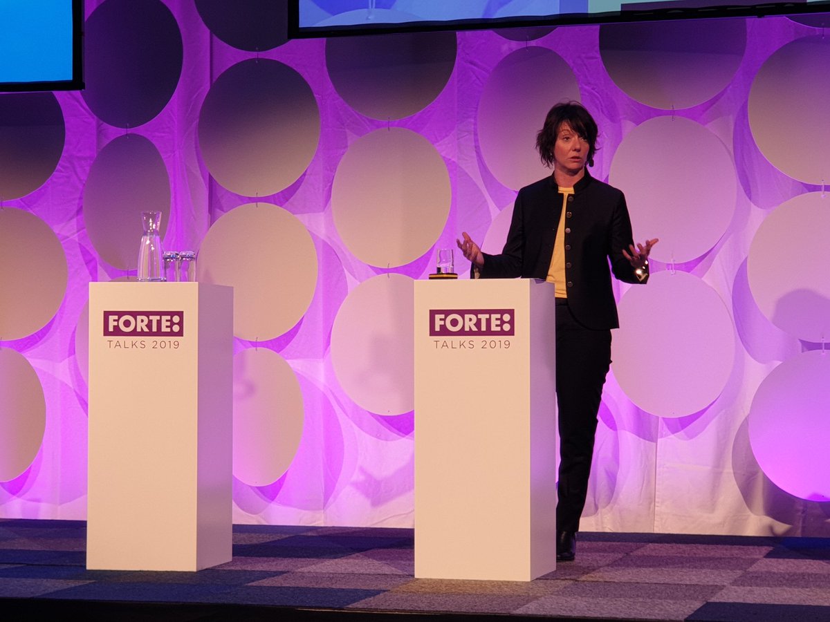 JesperWadensjo's tweet photo. Det måste finnas goda förutsättningar för alla oavsett bakgrund att studera vidare, säger minister för högre utbildning och forskning @ernkrans #fortetalks #utbpol https://t.co/jGj1LGhJQW