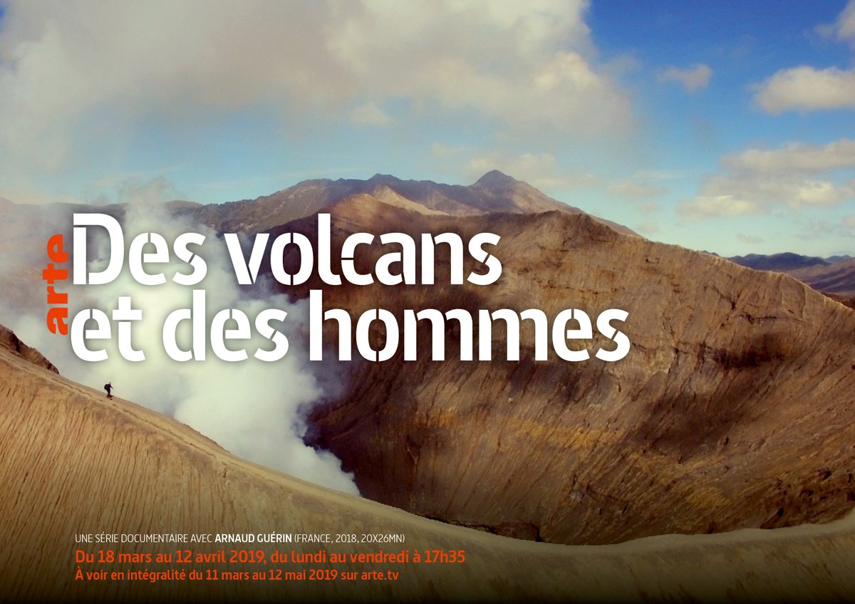 martinabangert's tweet photo. 🌋Suite de la passionnante série docu "Des #volcans et des hommes" avec Arnaud Guérin ajd à 17h35 sur @ARTEfr 📺"#Auvergne, les mystères des géants endormis" et en replay jusqu'au 11/5 ➡️https://t.co/7YWjvZZKJd (beau livre chez #ARTEEditions) https://t.co/fe2UyzeVJh