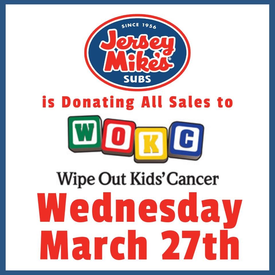 TheLovellGroup's tweet photo. TODAY IS THE DAY! Buy EVERYONE a sub today from @jerseymikes in #DFW. 100% of sales go to @wipeoutkdscancr. #JerseyMikesGives #FindaCure #CBSinspires https://t.co/bFoQbj8cJP