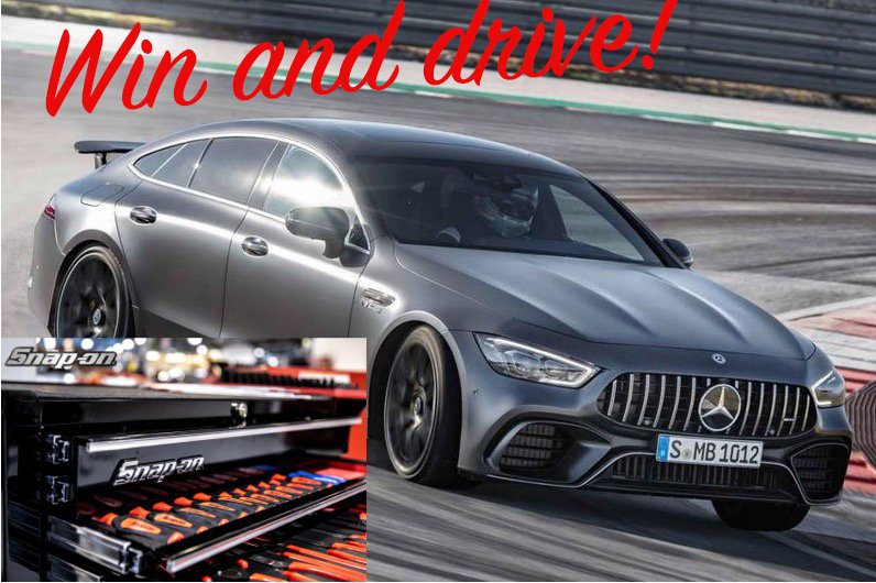 SnaponBenelux's tweet photo. Rij mee met de nieuwe Mercedes-AMG GT 4-Door Coupé en maak kans op een Snap-on gereedschapswagen! Vrijdag 29 maart vanaf 17:00h,, Smeets Autogroep Heerlen: Be There! --> https://t.co/UboVsAz7aA #snapon #toolcamp https://t.co/zJbGezDswC
