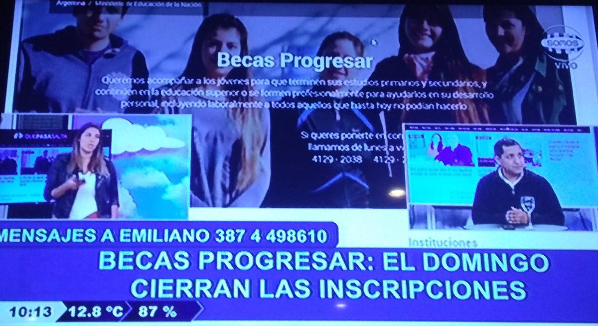 artydance23's tweet photo. El Coord. Provincial de #PolíticasSocioeducativas, Lic @fguillesaavedra, es entrevistado por @elichuchuy y @jmedurand para #SomosLaMañana por @SomosSalta
#LíneasDeAcciónCPPS
#BecasProgresar
#EcuelasAbiertas
#BecasUniversitariasYTerciarias

@aniberruezo @UrtubeyJM @patriciapinasco https://t.co/WrU4eTgU0f