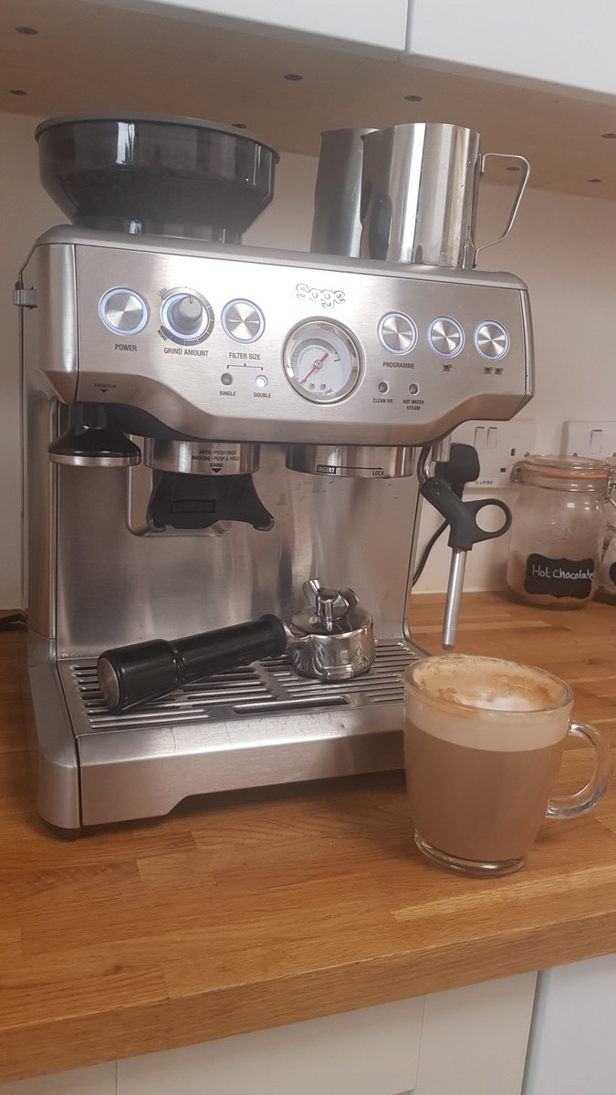 IV_two's tweet photo. What a treat to be able to make use of this coffee machine right here in the office. One of the many perks here at IVTWO. https://t.co/IIVkwPsQJ3
