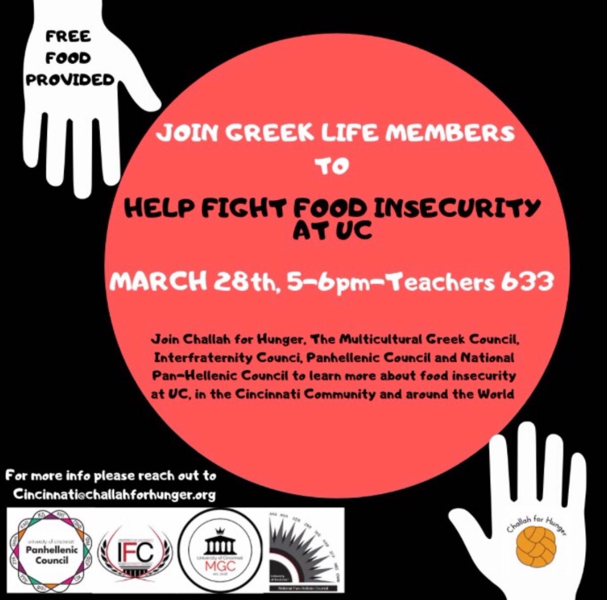 Join us as we help fight food insecurity!