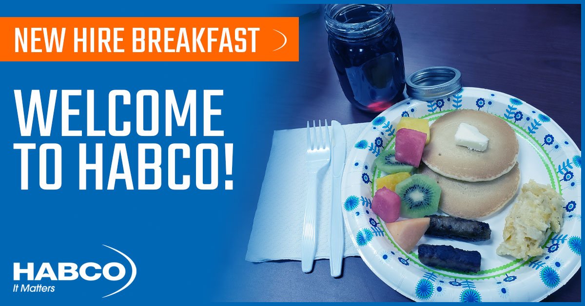 Officially - and with food - welcoming our New Hires for Q1 to the HABCO family. Best part... fresh-tapped, home-made maple syrup!! Thanks Danny!