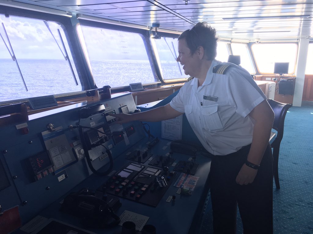 AzamaraPursuit's tweet photo. We just crossed the #Equator according to our #GPS in a few hours, #King #Neptune & court will appear as we convert #Pollywogs to #Shellbacks #HR gets to sound the ship whistle as we move to the #NorthernHemisphere https://t.co/I2BLXAYbJh