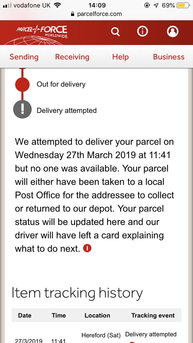 JodieBanni's tweet photo. @parcelforce find this hard to believe considering we are a shop! Open 8.30am till 5.30pm! https://t.co/s35XsvgbSv