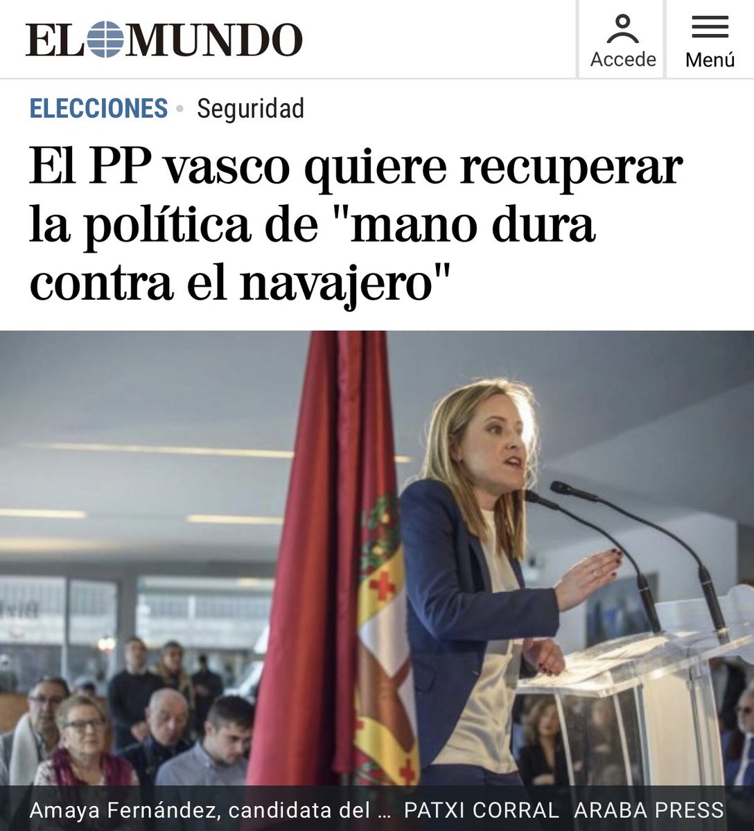 AmayaBizkaia's tweet photo. 📌La mano blanda del PNV con el navajero se va a acabar. 

Hartos, sobre todo en #Bizkaia, de que el incremento de robos con fuerza en viviendas o el de las agresiones sexuales no se afronte con firmeza y sí con ocurrencias.  
#ActivaBizkaia

https://t.co/SdpM2zinbL https://t.co/xx2yyDEPfP