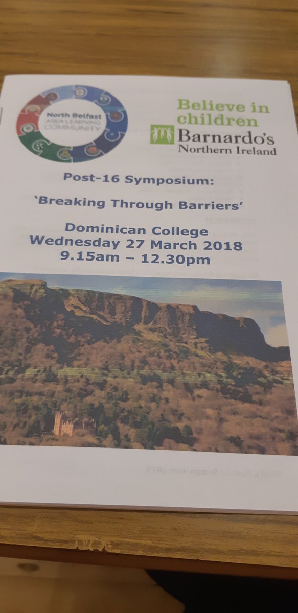 Here we are 
Leading change event
#Barnardos NI