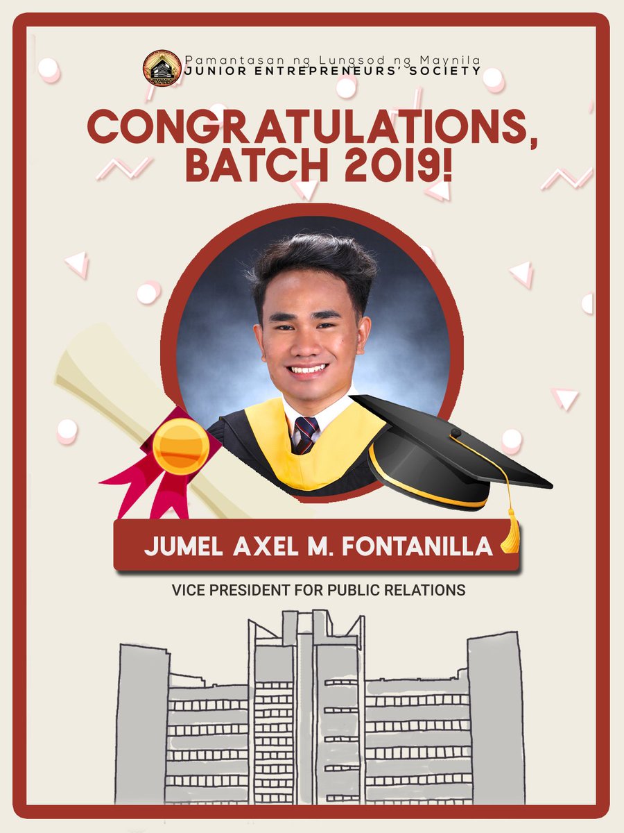plmjes's tweet photo. 🔴🎓 51st Commencement Exercises 🎓🔴
To happy endings and new begginings, Happy Graduation day! You did it!
#JES16
#PLMJES
#GRADUATION2019 https://t.co/fEgFspnrkD