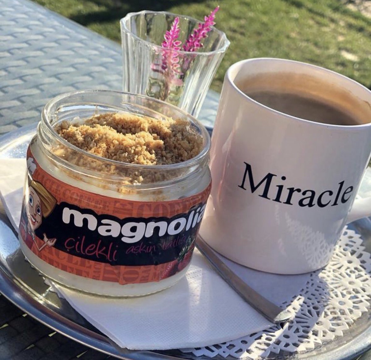 Magnolia sezonu açılmıştır. Yiyebileceğiniz en hafif tatlı😋