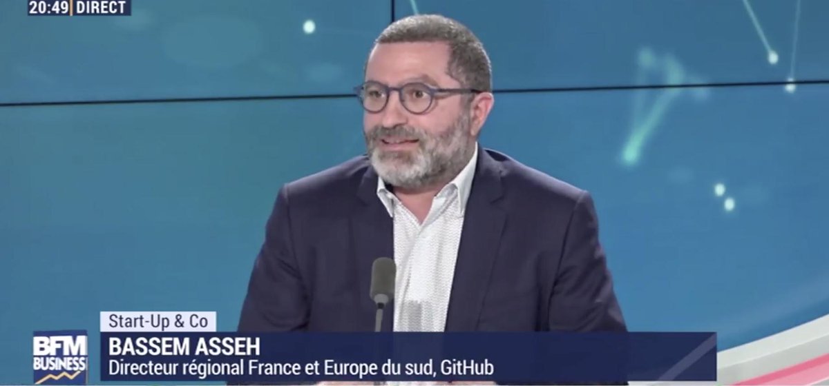 .<a href="/github/">GitHub</a> était l'invité de @SCouasnonBFM sur <a href="/bfmbusiness/">BFM Business</a> hier soir. Ca commence à la minute 42:19 de ce lien : bfmbusiness.bfmtv.com/mediaplayer/vi…