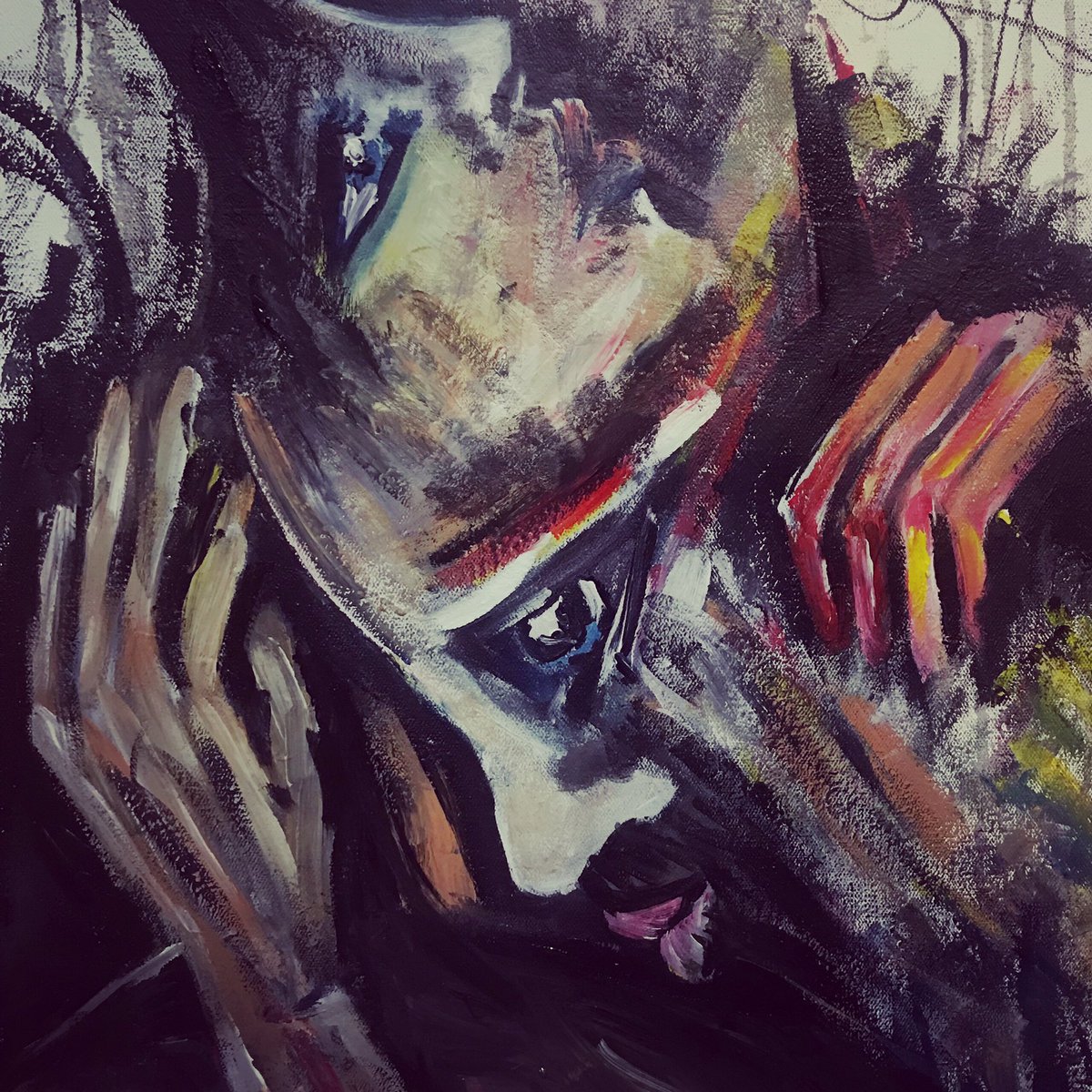 Doaa_Aladdin's tweet photo. #art #expressionism #thoughts #diaries #journal #reverse #aim #wholeness #hope #embracing #allsides #halfman #halfwoman https://t.co/4dst2gngNW